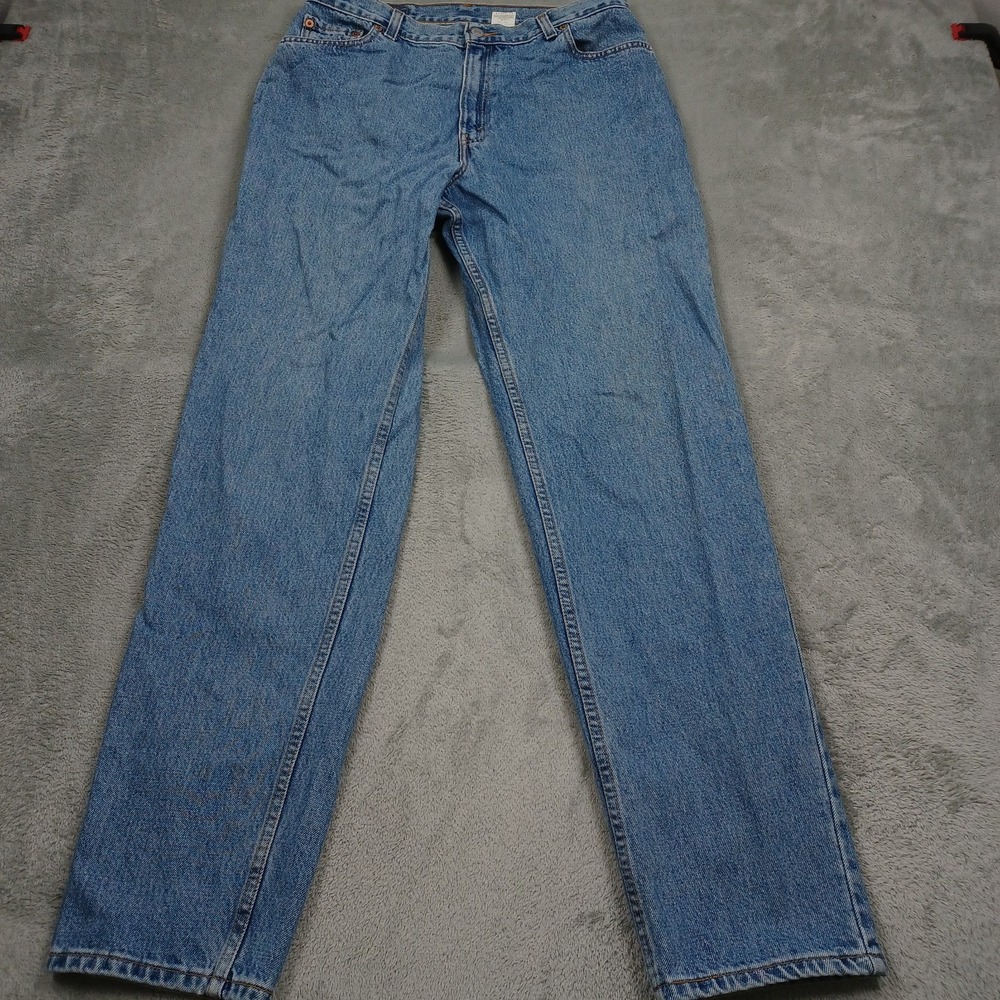 Vintage Levis 550 Jeans Womens 14 Blue Denim Relaxed Tapered 90s Casual